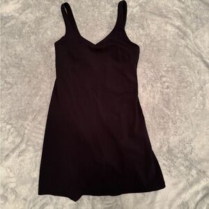 Lululemon Align Black Mini Dress with Built in Shorts